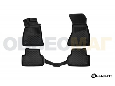 Коврики 3D в салон Element полиуретан 4 штуки на 4х4 на Audi A5 № ELEMENT3D0429210k