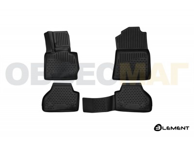 Коврики 3D в салон Element полиуретан 4 штуки на BMW X4 F26 № ELEMENT3D0542210k