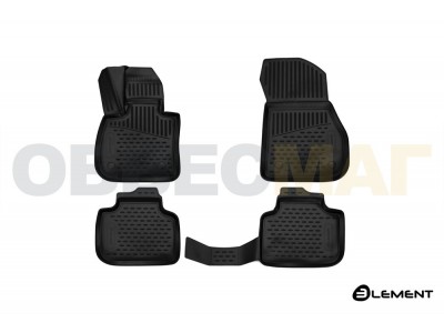 Коврики 3D в салон Element полиуретан 4 штуки на BMW X1 F48 № ELEMENT3D0543210k