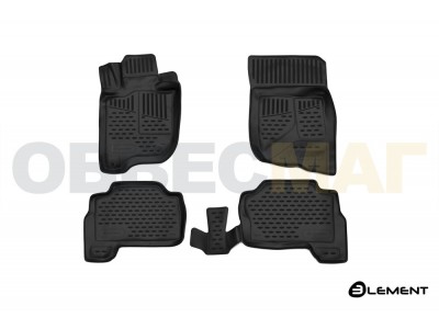 Коврики 3D в салон Element полиуретан 4 штуки на Mitsubishi Pajero Sport № ELEMENT3D3546210