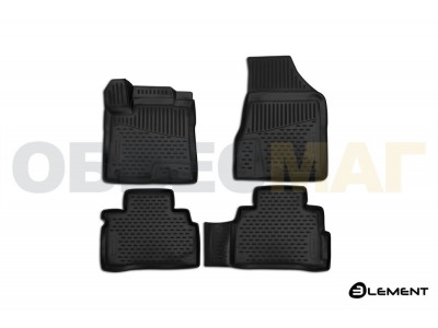 Коврики 3D в салон Element полиуретан 4 штуки на Nissan Murano Z52 № ELEMENT3D3661210k