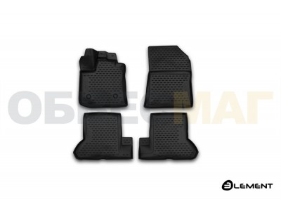 Коврики 3D в салон Element полиуретан 4 штуки на Renault Dokker № ELEMENT3D4153210k