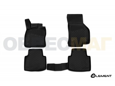 Коврики 3D в салон Element полиуретан 4 штуки на Skoda Superb № ELEMENT3D4517210k