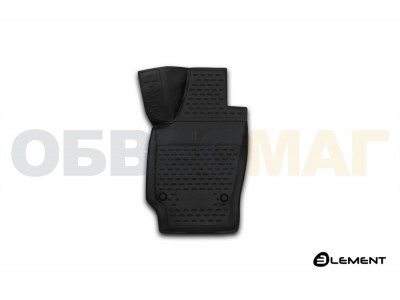 Коврик 3D в салон Element передний левый полиуретан 1 штука на седан на Volkswagen Polo Sedan № ELEMENT3D5130210kFL