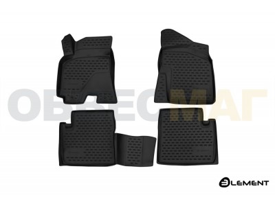 Коврики 3D в салон Element полиуретан 4 штуки на Chery Tiggo 3 № ELEMENT3D6322210