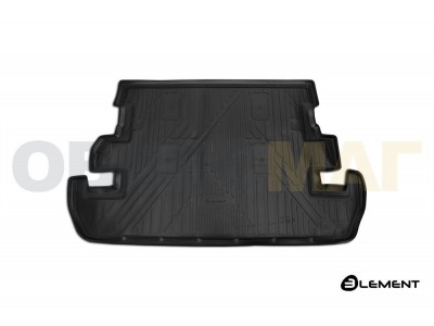 Коврик в багажник Element полиуретан на 7 мест на Toyota Land Cruiser 200 № ELEMENT48124B13