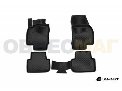 Коврики в салон Element полиуретан 4 штуки на короткую базу на Volkswagen Tiguan № ELEMENT5154210k
