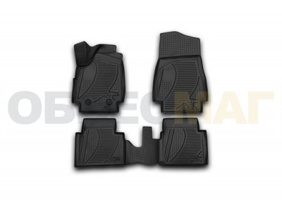 Коврики 3D в салон Element полиуретан 4 штуки на Нива ВАЗ 2121 № F320250E1