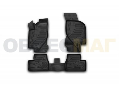 Коврики 3D в салон Element полиуретан 4 штуки на Lada Kalina № F400250E1
