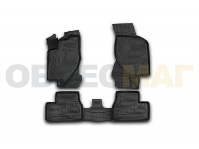 Коврики 3D в салон Element полиуретан 4 штуки на Lada Granta № F520250E1