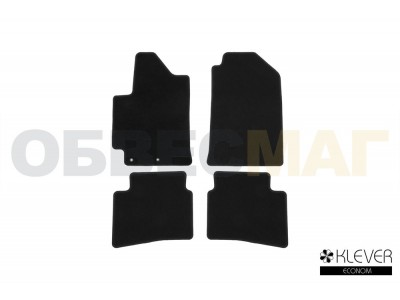 Коврики в салон Klever Econom 4 штуки для Kia Rio № KLEVER01255501200k