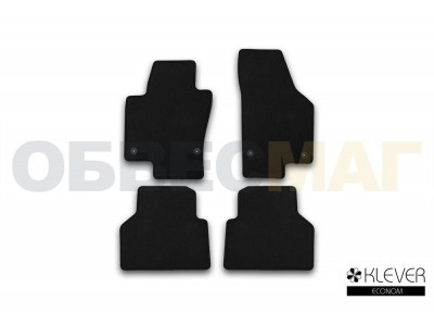 Коврики в салон Klever Econom 4 шт. для Volkswagen Tiguan № KLEVER01512101200k