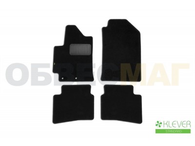 Коврики в салон Klever Standard 4 штуки для Hyundai Solaris № KLEVER02206101210kh