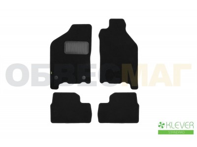 Коврики в салон Klever Standard 4 штуки для ВАЗ 2115 № KLEVER02520801210kh