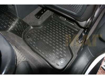 Коврики в салон полиуретан  на хетчбек 3 двери 4 штуки Element для Audi A3 2007-2012