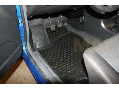 Коврики в салон полиуретан 4 штуки Element для Daewoo Nexia 1995-2008