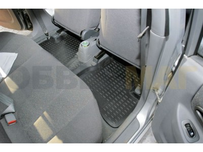 Коврики в салон полиуретан 4 штуки Element для Hyundai Accent 2000-2006
