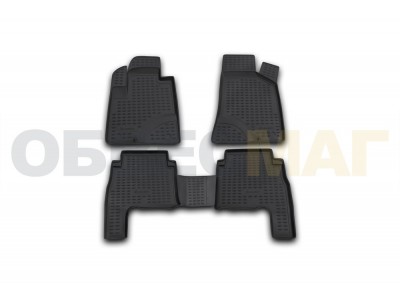 Коврики в салон Element полиуретан 4 штуки на Hyundai Santa Fe № NLC.20.18.210kh