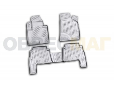 Коврики в салон Element полиуретан 4 штуки на Hyundai Santa Fe № NLC.20.37.210kh