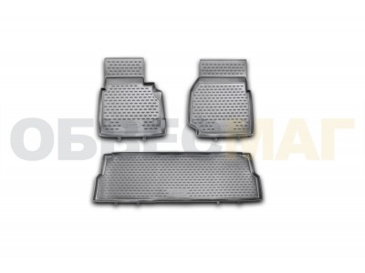 Коврики в салон Element полиуретан 3 штуки на Land Rover Defender 110 № NLC.28.08.210kh