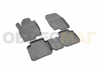 Коврики в салон Element полиуретан 4 штуки на Mitsubishi Colt № NLC.35.02.210