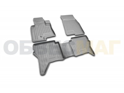 Коврики в салон Element полиуретан 4 штуки на 3 двери на Mitsubishi Pajero 4 № NLC.35.18.210