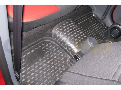 Коврики в салон полиуретан 4 штуки на 5 дверей Element для Mitsubishi Colt 2008-2012