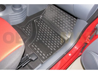 Коврики в салон полиуретан 4 штуки на 5 дверей Element для Mitsubishi Colt 2008-2012