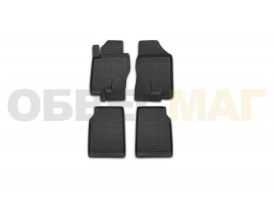 Коврики в салон Element полиуретан 4 штуки на Nissan Navara № NLC.36.19.210