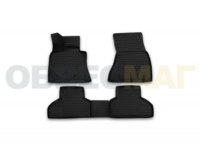 Коврики 3D в салон Element полиуретан 4 штуки на BMW X5 F15 № NLC.3D.05.38.210k