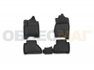 Коврики 3D в салон Element полиуретан 4 штуки на Cadillac Escalade № NLC.3D.07.10.210k