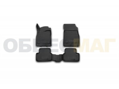 Коврики 3D в салон Element полиуретан 4 штуки на Chevrolet Cruze № NLC.3D.08.13.210k