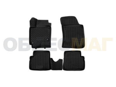 Коврики 3D в салон Element полиуретан 4 штуки на Hyundai Getz № NLC.3D.20.08.210k