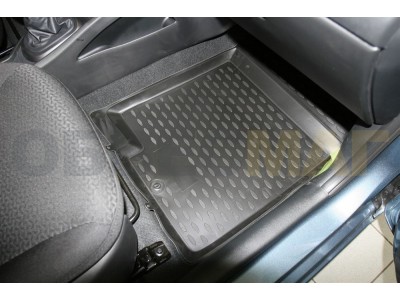 Коврики 3D в салон полиуретан 4 штуки Element для Kia Rio 2011-2017