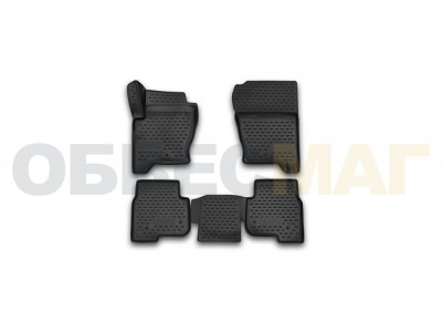Коврики 3D в салон Element полиуретан 4 штуки на Land Rover Discovery 4 № NLC.3D.28.09.210
