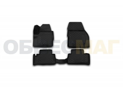 Коврики 3D в салон Element полиуретан 4 штуки на Land Rover Freelander 2 № NLC.3D.28.15.210