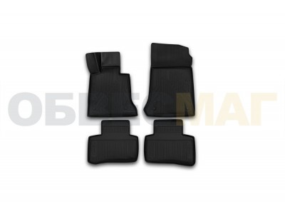 Коврики 3D в салон Element полиуретан 4 штуки на Mercedes-Benz GLK № NLC.3D.34.44.210k
