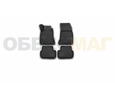 Коврики 3D в салон Element полиуретан 4 штуки на Mercedes-Benz GLA-class № NLC.3D.34.45.210k