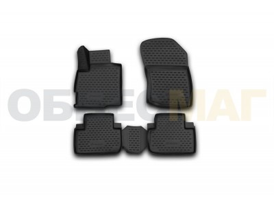 Коврики 3D в салон Element полиуретан 4 штуки для 4х2 на Mitsubishi Outlander № NLC.3D.35.28.210
