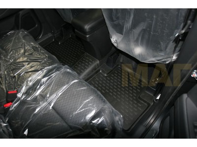 Коврики 3D в салон полиуретан 4 штуки для 4х2 Element для Mitsubishi Outlander 2012-2021