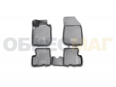 Коврики 3D в салон Element полиуретан 4 штуки для 4х2 на Renault Duster № NLC.3D.41.29.210kh