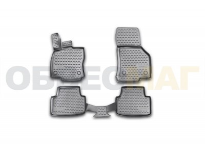 Коврики 3D в салон Element полиуретан 4 штуки на Skoda Octavia A7 № NLC.3D.45.16.210k