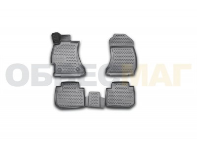 Коврики 3D в салон Element полиуретан 4 штуки на Subaru Forester № NLC.3D.46.14.210k