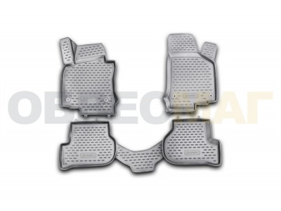 Коврики 3D в салон Element полиуретан 4 штуки на Volkswagen Golf 6 № NLC.3D.51.26.210kh