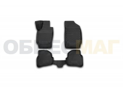 Коврики 3D в салон Element полиуретан 4 штуки на седан на Volkswagen Polo № NLC.3D.51.30.210k