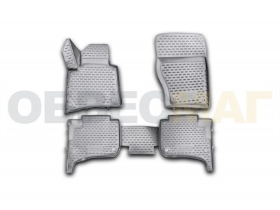 Коврики 3D в салон Element полиуретан 4 штуки на Volkswagen Touareg № NLC.3D.51.31.210k