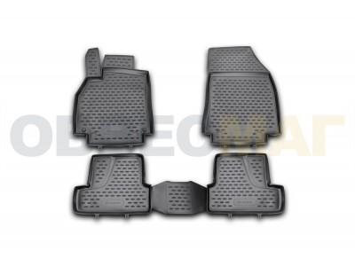 Коврики в салон Element полиуретан 4 штуки на Renault Megane № NLC.41.16.210kh