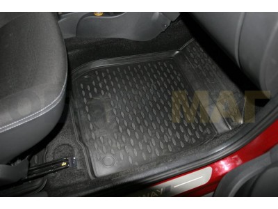 Коврики в салон полиуретан 4 штуки Element для Renault Sandero 2009-2014