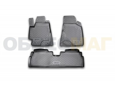 Коврики в салон Element полиуретан 4 штуки на Toyota Highlander № NLC.48.44.210