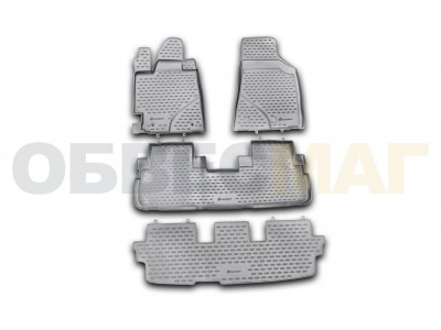 Коврики в салон Element полиуретан 4 штуки на Toyota Highlander № NLC.48.50.210kh